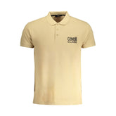 Cavalli Class Beige Cotton Polo Shirt -   -  Cavalli Class.
